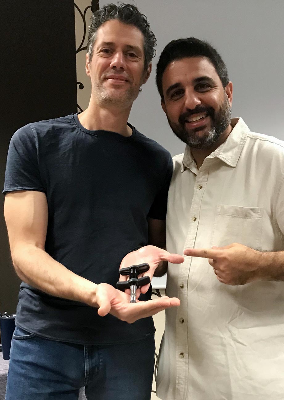 Andrea Retta e il Dr. Marcio Luiz Tosi